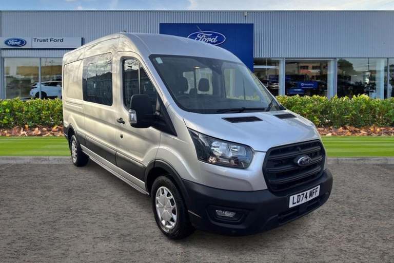 2024 Ford Transit 350 Trend L3 H2 LWB Medium Roof Double Cab In Van FWD 2.0 EcoBlue 130ps Man Com...