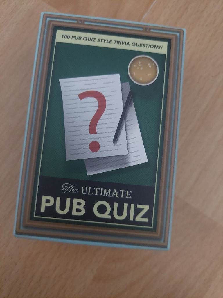 Trivia Quiz Cards