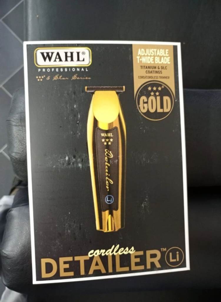 Wahl clippers detailer gold