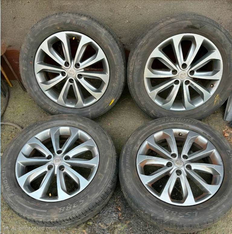 nissan qashqai 18" alloys 5x114.3