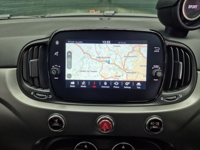 2022 Abarth 595C Turismo Convertible, Leather,Motorhome Tow Car (Braked) A Frame