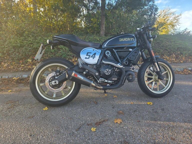 DUCATI SCRAMBLER 800 803 CAFE RACER EURO 4 2019 Petrol Manual in Black