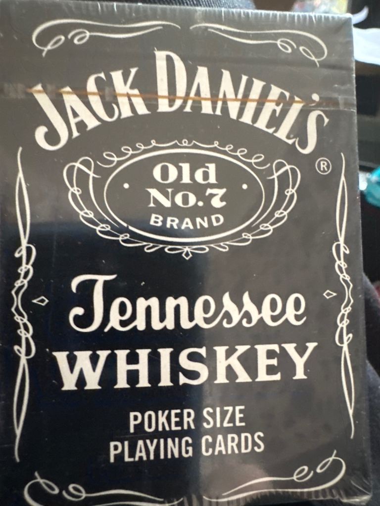 Jack Daniel’s poker size playing cards sealed 