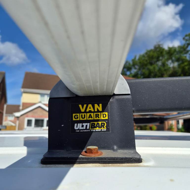 Van guard roof rails and roller