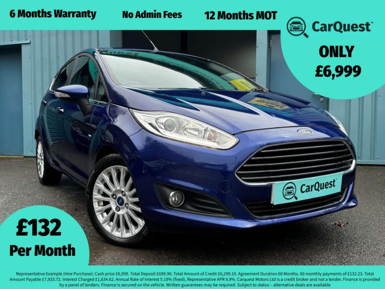 2015 Ford Fiesta 1.0 EcoBoost Titanium 5dr HATCHBACK PETROL Manual