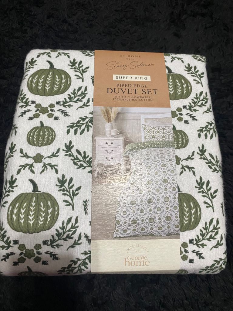 Stacey Solomon Reversable Duvet cover sets Superking,king.Double Bnwt 