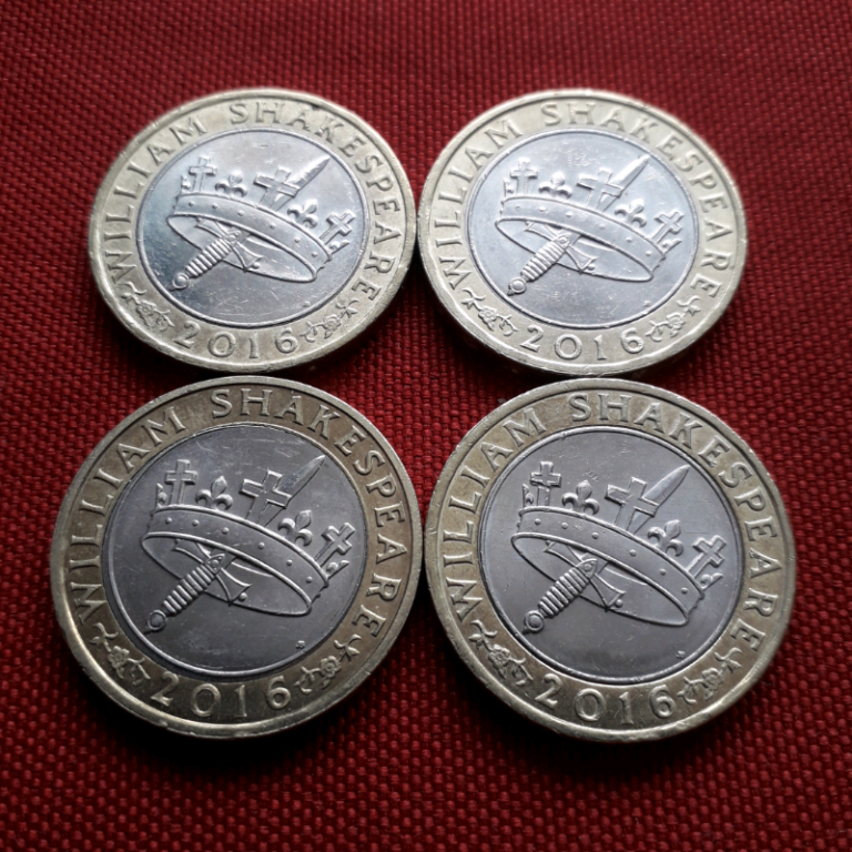 £2 2016 Shakespeare Histories two pounds coin