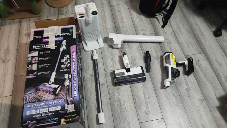 Shark vacuum cleaner cordless detect pro self emptying