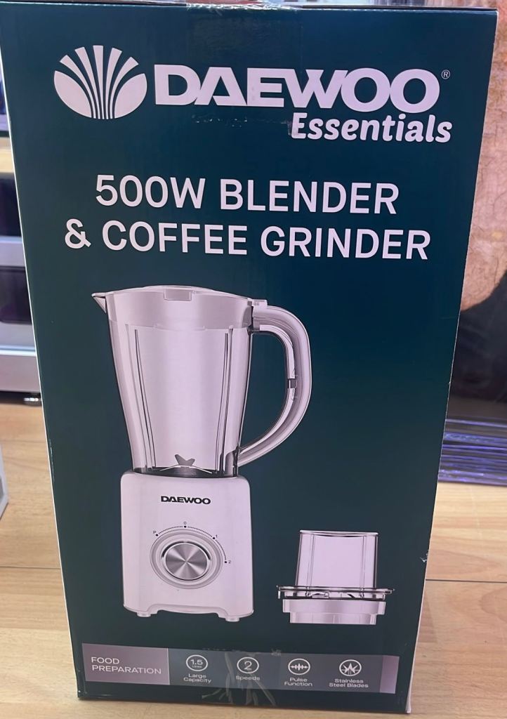 Daewoo 500W Blender & Coffee Grinder