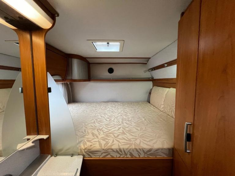 Hymer S820, A Class, 4 Berth, Rear Fixed Bed, Drop Down Bed, Sports Garage