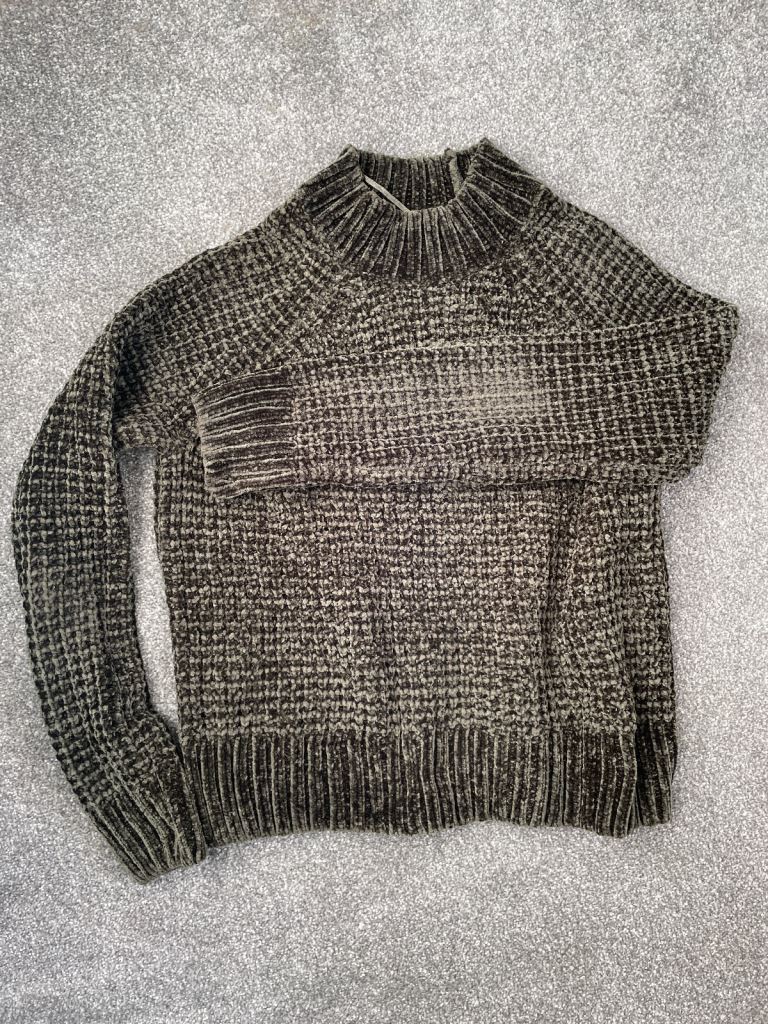 Colin’s Ladies Cropped Bottle Green Soft Jumper XS-M 6UK-10UK