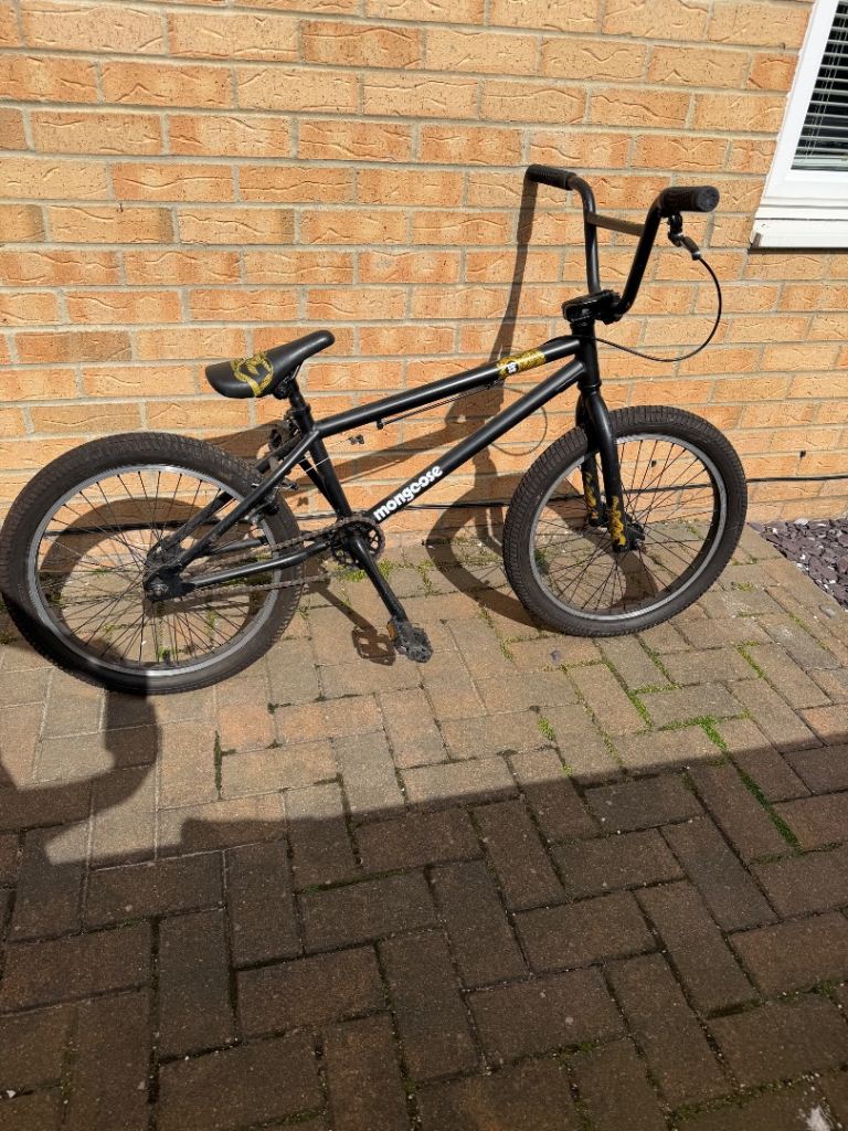 Bmx bike mongoose logo bmx rare black and gold