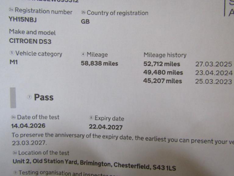 2015 Citroen DS3 1.2 PureTech DStyle Plus 3dr HATCHBACK Petrol Manual