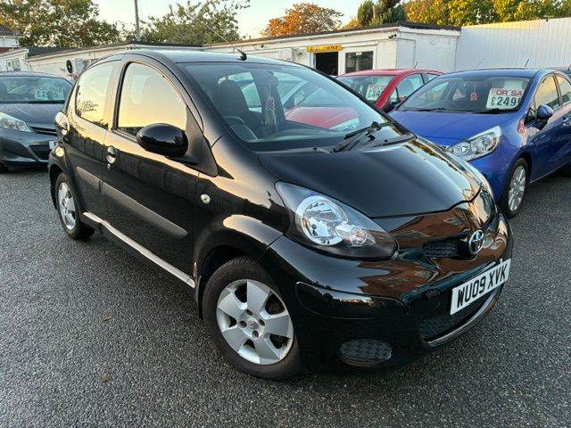 2009 Toyota Aygo Black 1.0 5dr **Automatic, £20 Road Tax! Cheap to Insure and Run, New MOT**