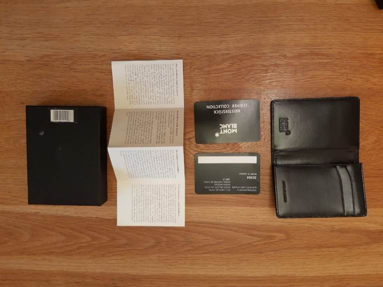 Mont Blanc Meisterstuck Business/Credit card holder wallet 