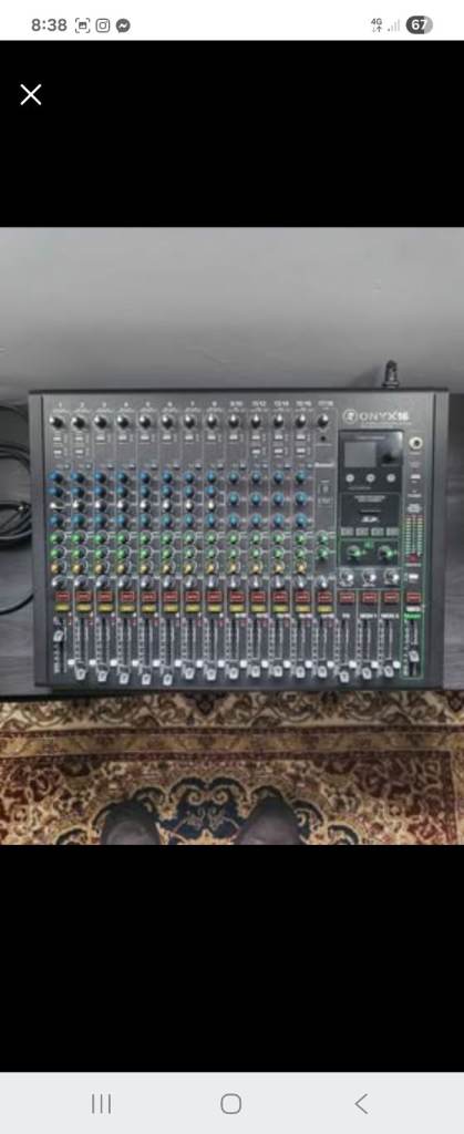 Mackie Onyx 16 16-Channel Analog Mixer with Multi-track USB