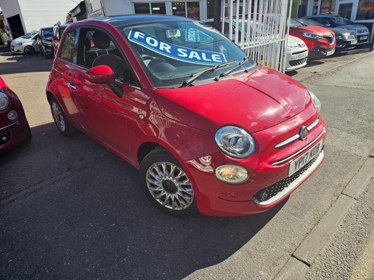 2017 Fiat 500 1.2 Lounge Euro 6 (s/s) 3dr HATCHBACK Petrol Manual