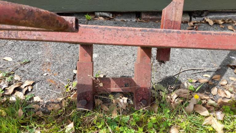 Motorcycle or bike tow bar bracket mounted carrier heavy duty steel