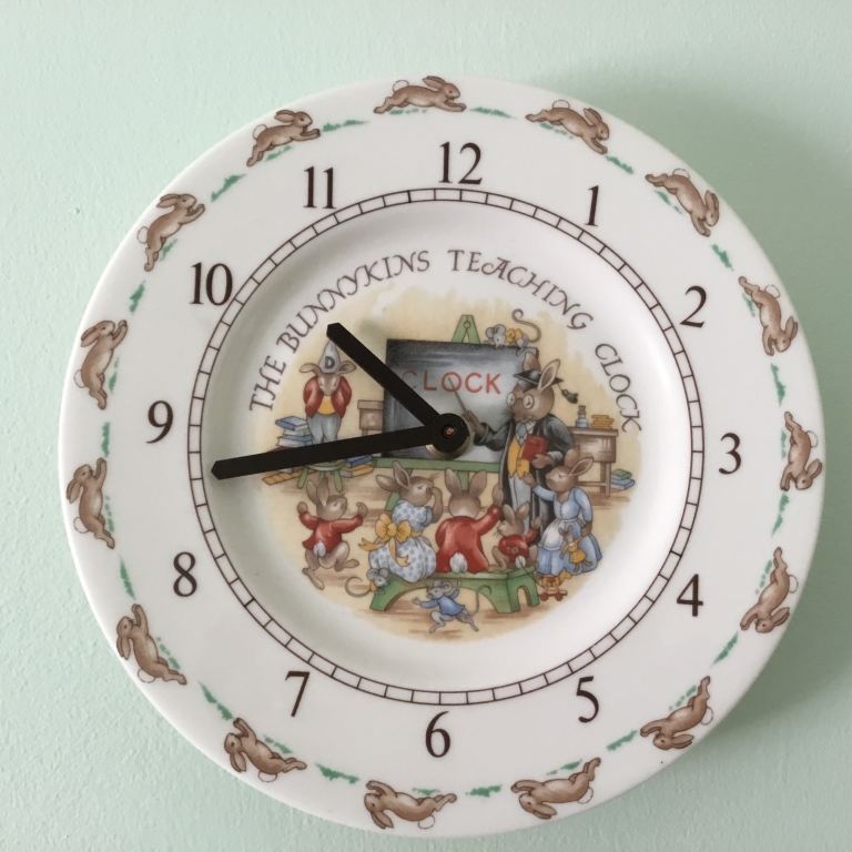 Bunnykins Clock 