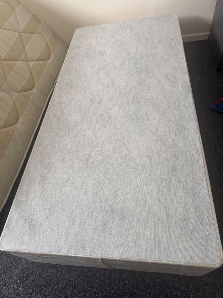 Single bed with mattress like new 