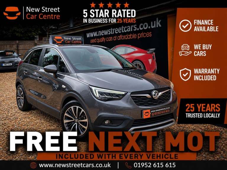 2019 Vauxhall Crossland X 1.2 Elite Nav Euro 6 (s/s) 5dr HATCHBACK Petrol Manual