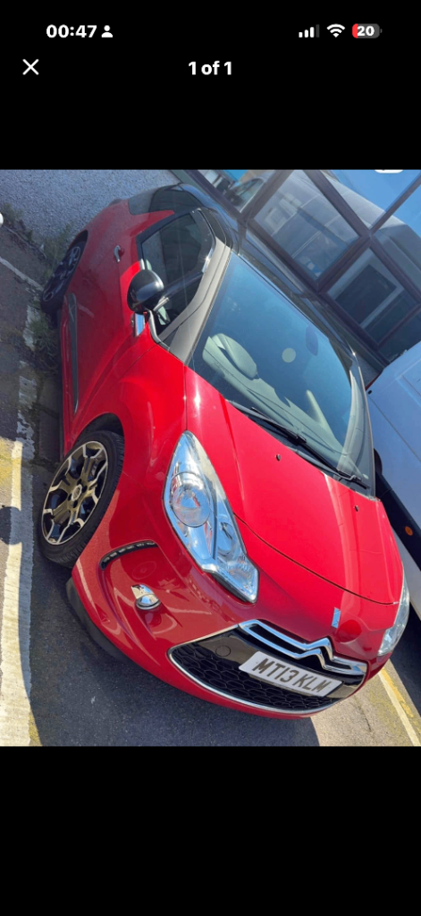 Citroen, DS3, Hatchback, 2013, Manual, 1598 (cc), 3 doors