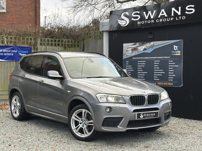 2012 BMW X3 2.0 xDrive20d M Sport Diesel Auto 5 Door SUV Grey
