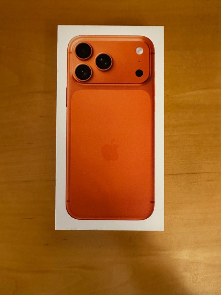iPhone 17 Pro Max 256 GB brand-new sealed on all networks.