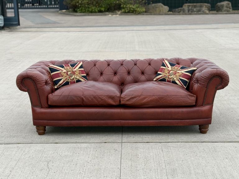 RARE Tetrad Chatsworth Grand Chesterfield Sofa - Delivery Available 