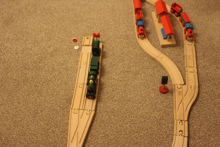  Wooden Train set and accessories 