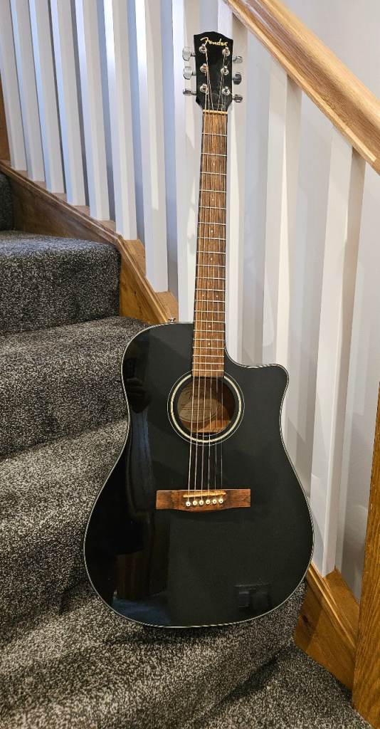 Fender CD60CE BLK Acoustic Guitar with Fishman Preamp