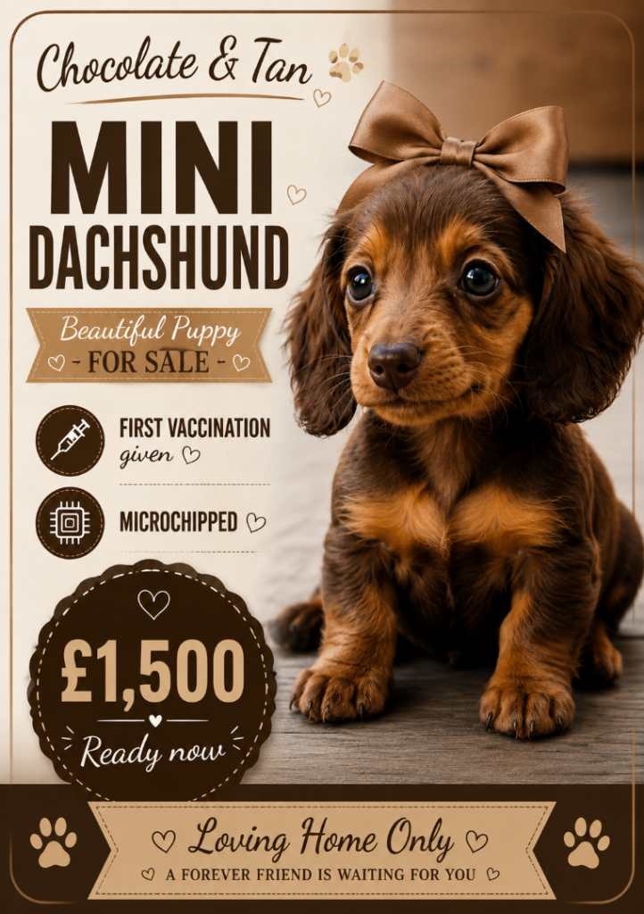 Mini Long Hair Dachshunds