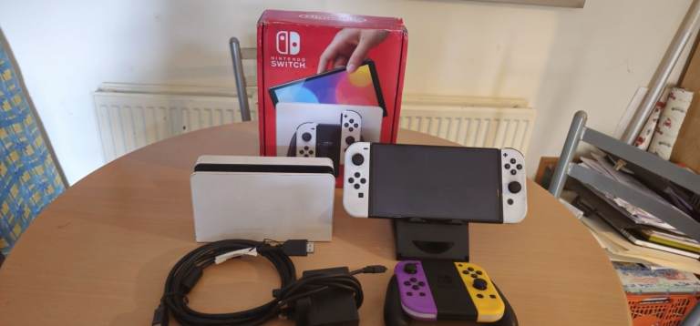 Nintendo Switch OLED Console with Joy-Cons and Dock