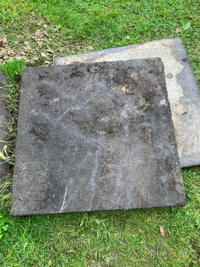 Concrete paving slabs