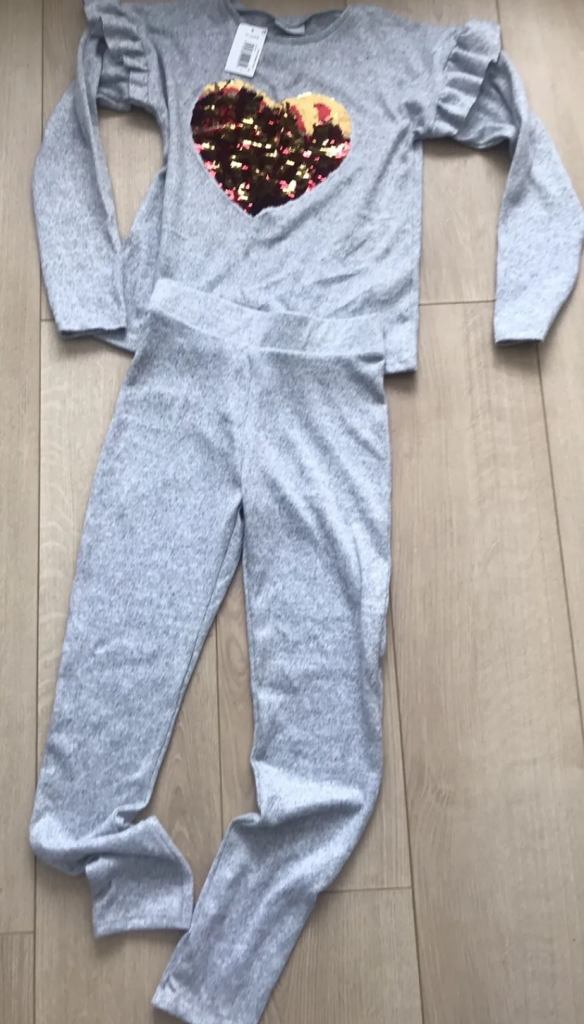 Girls Grey Outfit Age 10 New Matalan.