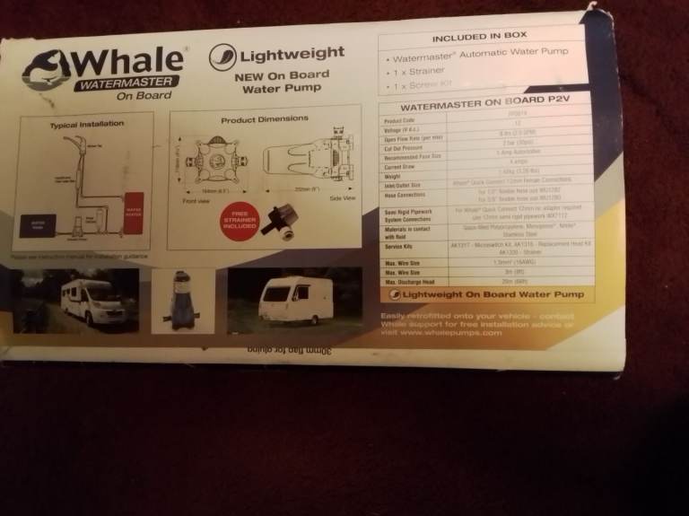 WHALEMASTER ON BOARD PUMP