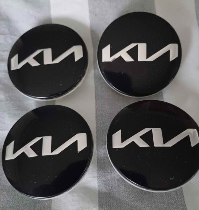 New Centre Caps KIA Set 4 Pieces 58mm you need I post for you 