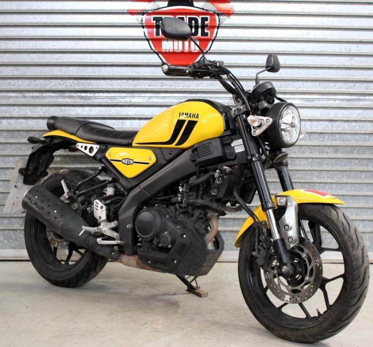 2021 21 YAMAHA XSR 125 (MTM125) ABS TRADE SALE LEARNER LEGAL YELLOW 4K NEW MOT