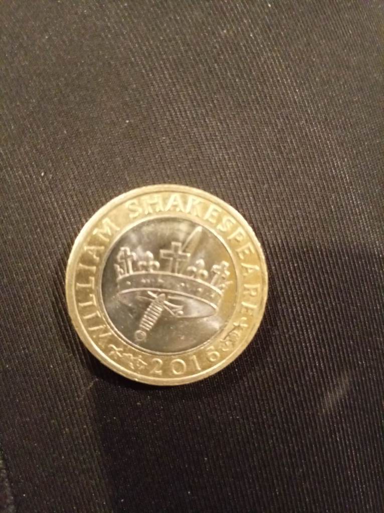 Rare shakespeare 2016 £2 coin for sale!!! Royal mint error 