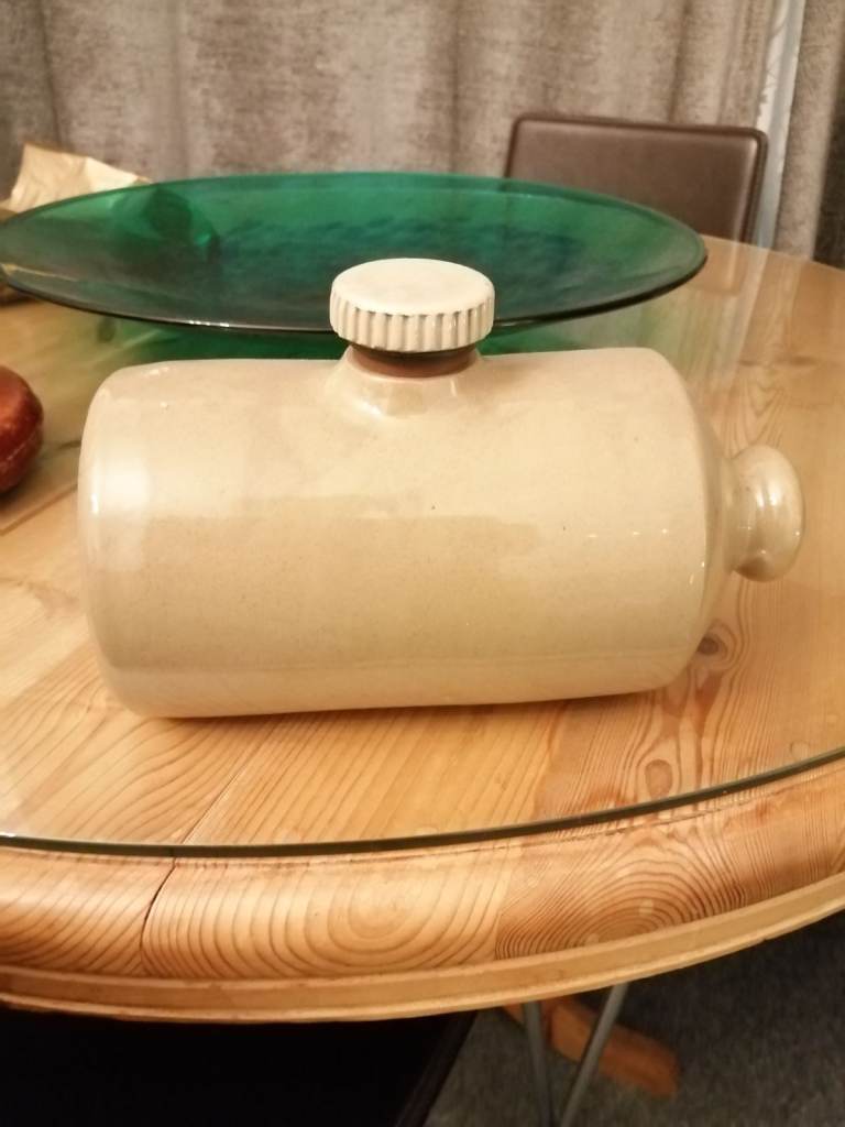 Victorian style pot hot water bottle 