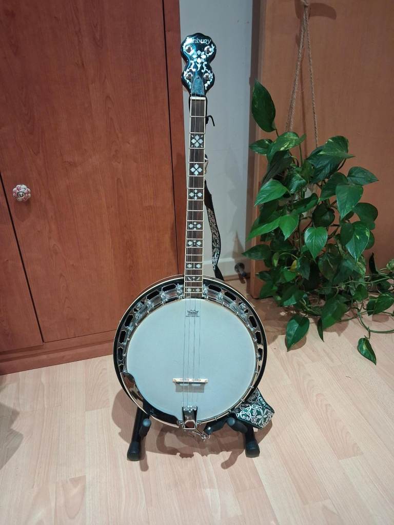 Ashbury AB-45 Tenor Banjo in great condition (bag and strap included)