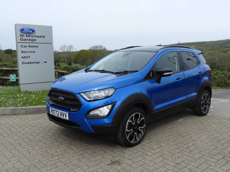 2023 Ford Ecosport Active 5 Door 1.0L Ford EcoBoost 125PS FWD 6 Speed Manual SUV Petrol Manual