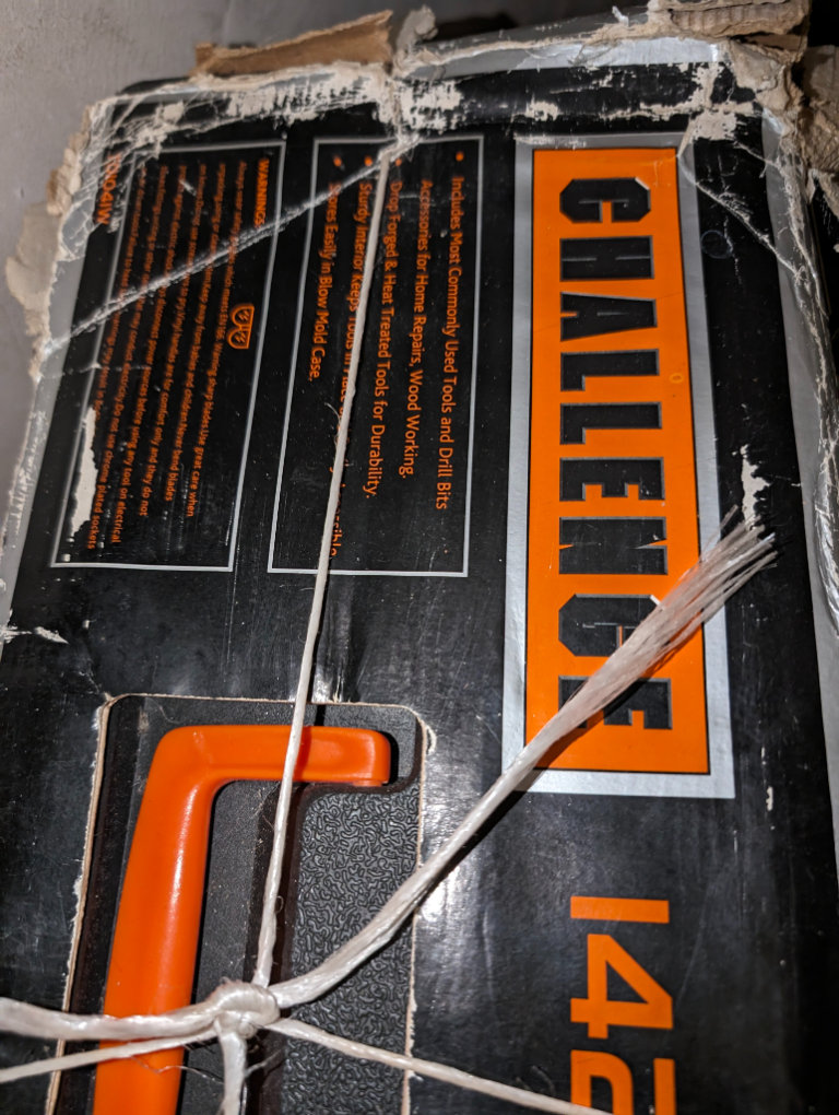 Challenge 142 Piece Tool Kit - Brand new