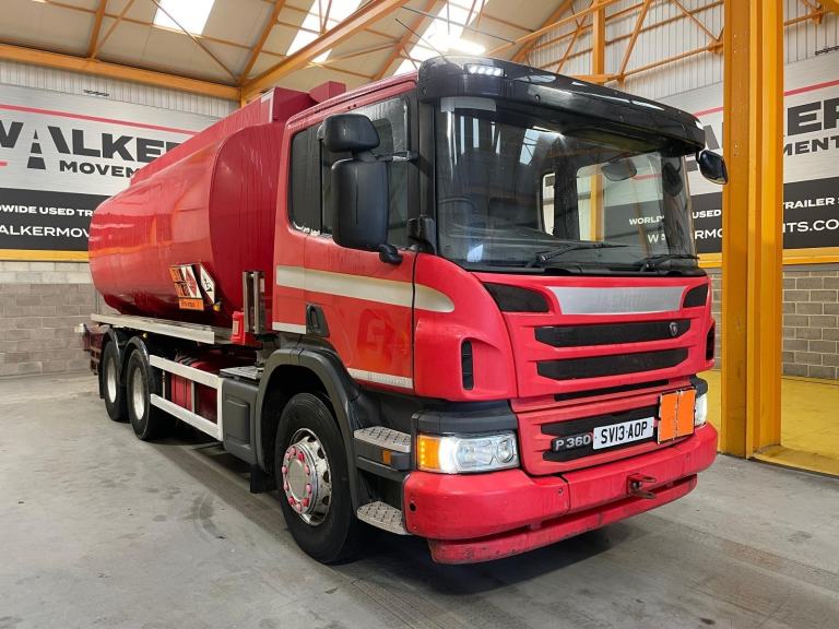 SCANIA P360 *EURO 5* 6X4, 20,000 LTR ALUMINIUM FUEL TANKER - 2013 - SV13 AOP