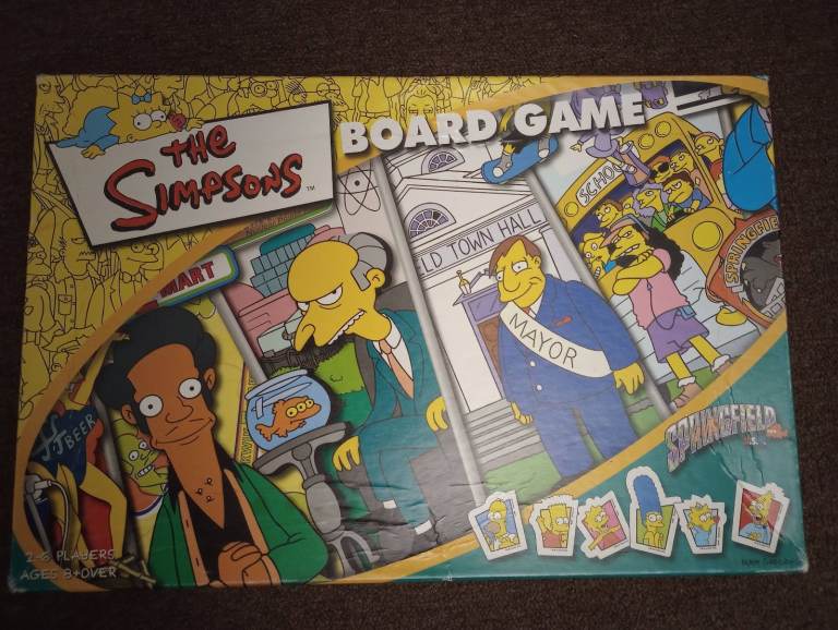 The Simpsons Board Game in very good condition