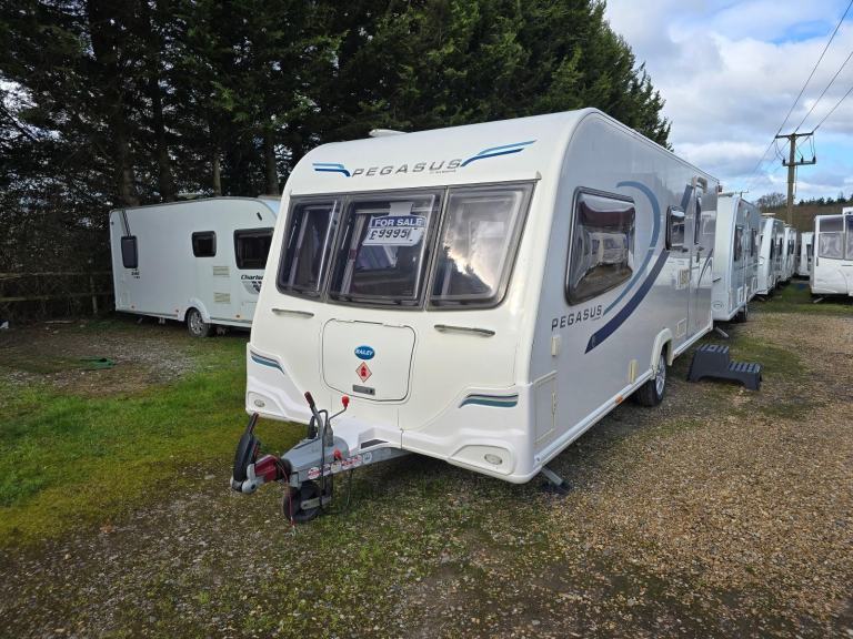 2012 Bailey Pegasus Milan 2, 4 Berth Side Dinette Rear Washroom Caravan