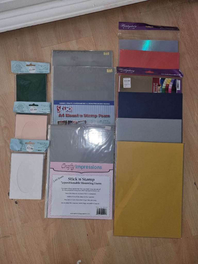 Job lot of new card, various styles, and colours