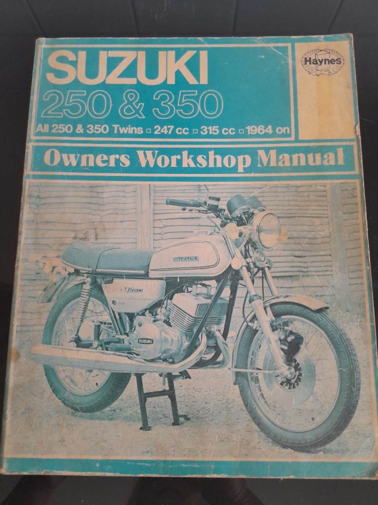Haynes Suzuki 250 & 350 Owners Workshop Manual – Fair Condition