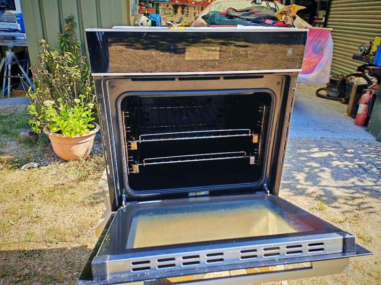 Electric Fan Oven , Caple C2101 working two shelves , Touch screen with instruction manual 