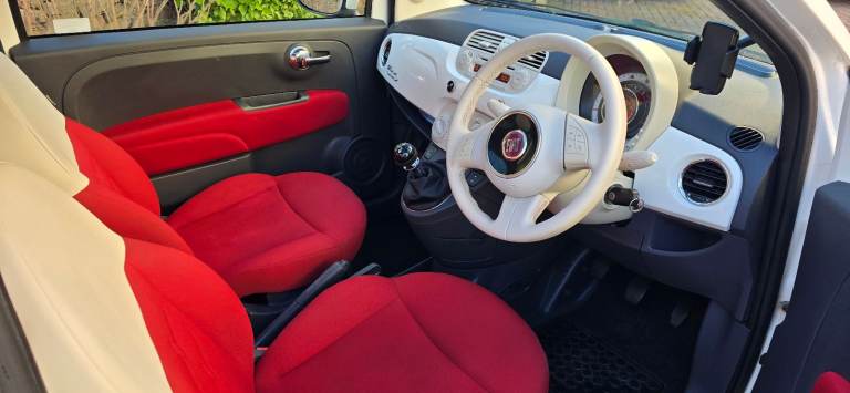 2012 FIAT 500 1.2 PETROL MANUAL > MOT 11 MARCH 2026 > MILEAGE 75K >  ULEZ-COMPLAINT
